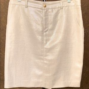 PINK TARTAN….SHIMMERY STRAIGHT SKIRT—MINT PERFECT!